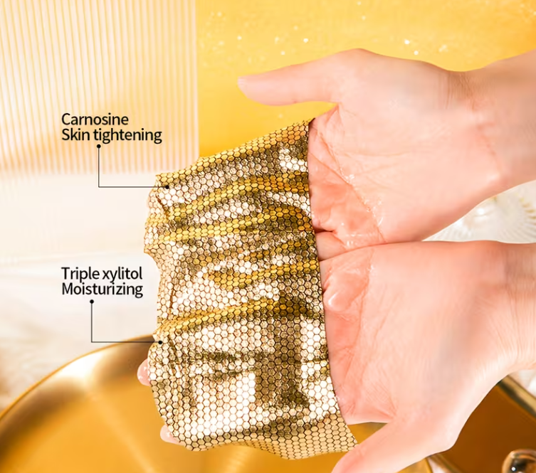 [MERCILEN] Golden Honeycomb Neck Lift & Firm Mask (10-Piece Set)