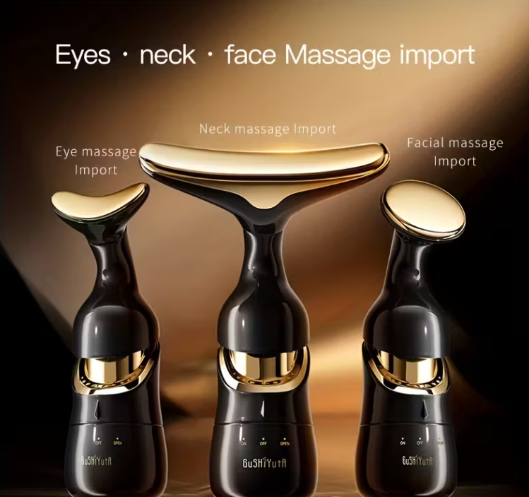 GlassGlow 3-in-1 Face, Eye & Neck Massager