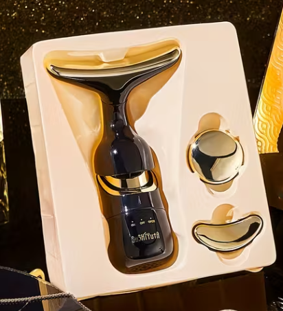 GlassGlow 3-in-1 Face, Eye & Neck Massager