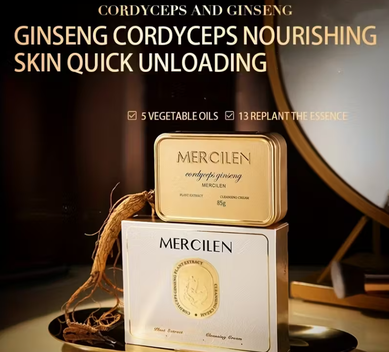 MERCILEN Plant-Based Cleansing Cream - Moisturizing Makeup Remover